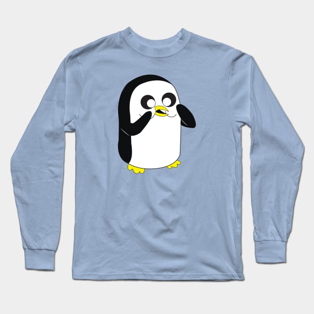 Penguin cartoon Long Sleeve T-Shirt by dddesign